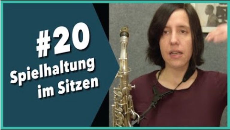 Read more about the article Video #20 Saxophon lernen: Spielhaltung im Sitzen