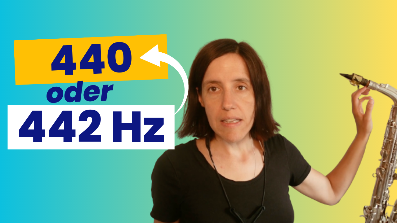 einstimmen auf 440 oder 442 Hz
